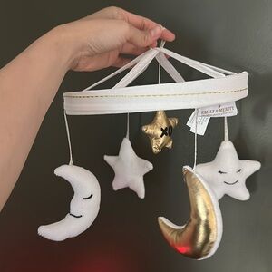 Emily and Merritt White and Gold Kids Mobile pottery barn kids